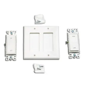 On/Off and Hi/Low Wall Switch Kit for Whole House Fans