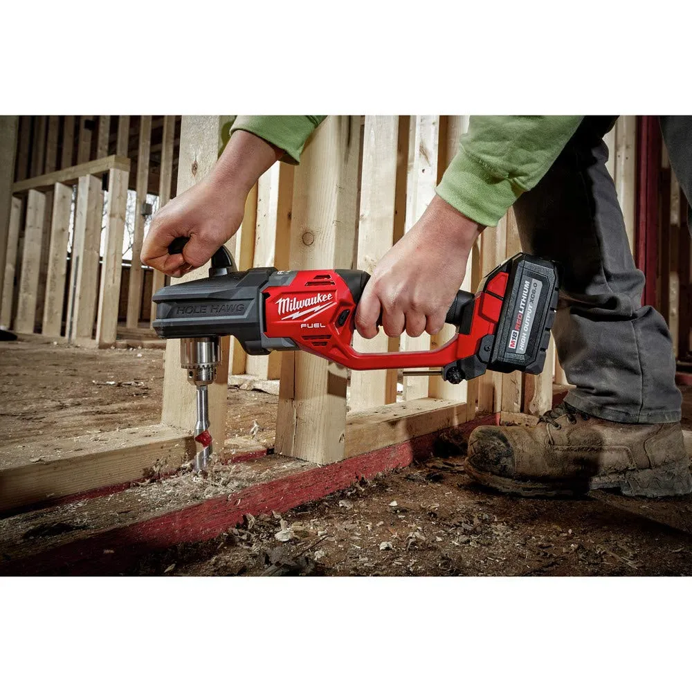 Open Box -  Milwaukee M18 FUEL GEN II 18-Volt Lithium-Ion Brushless Cordless 1/2 in. Hole Hawg Right Angle Drill (Tool-Only)