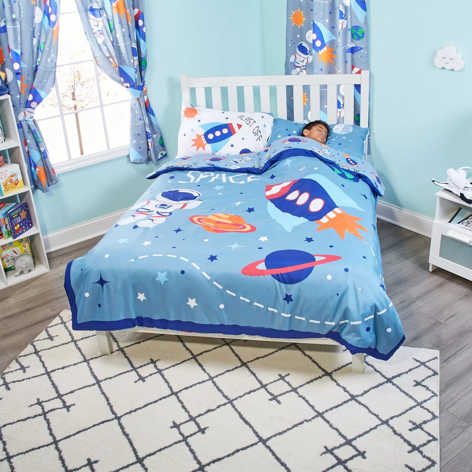 Outer Space Twin/Full Size Bed Comforter