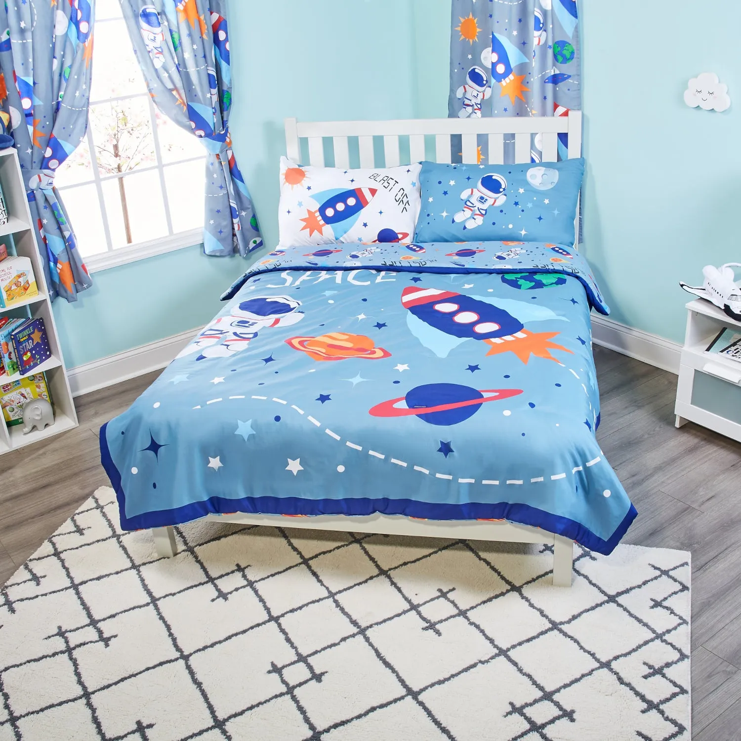 Outer Space Twin/Full Size Bed Comforter