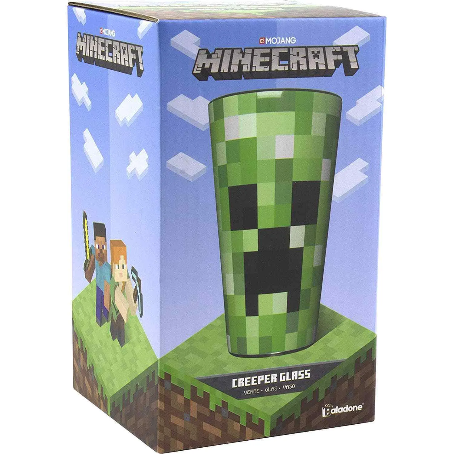 Paladone - Drinking Glass | Minecraft Creeper Glass