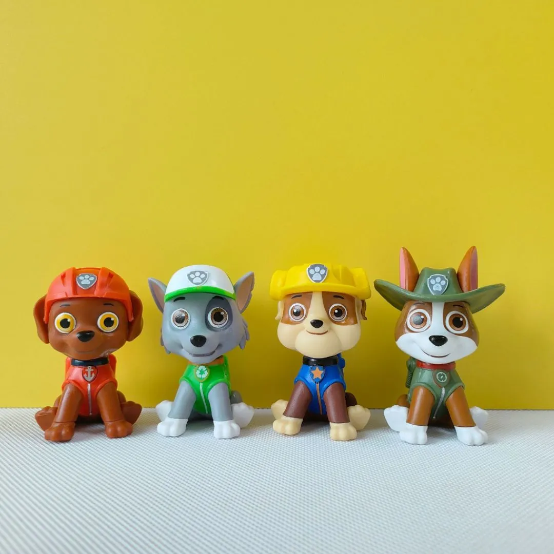 Paw Petrol Figurine Set | Cute Dog Figures [Set of 6]