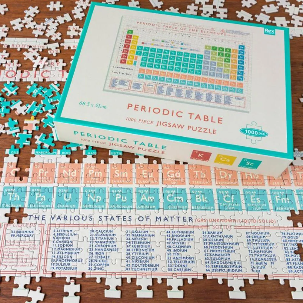 Periodic Table 1000 Piece Jigsaw