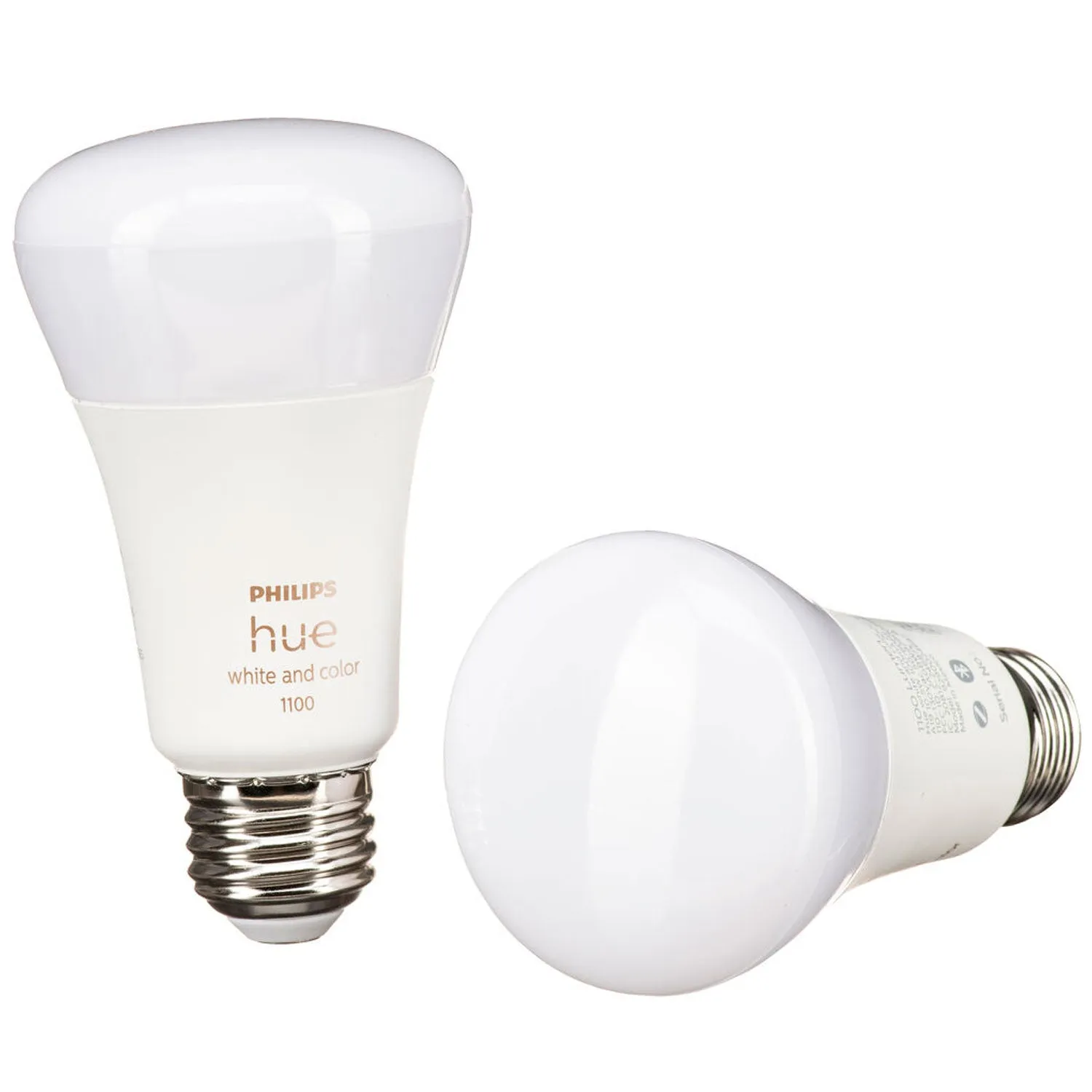 Philips Hue 563361 10.5W A19 E26 Bluetooth Smart Bulb, 2-pack