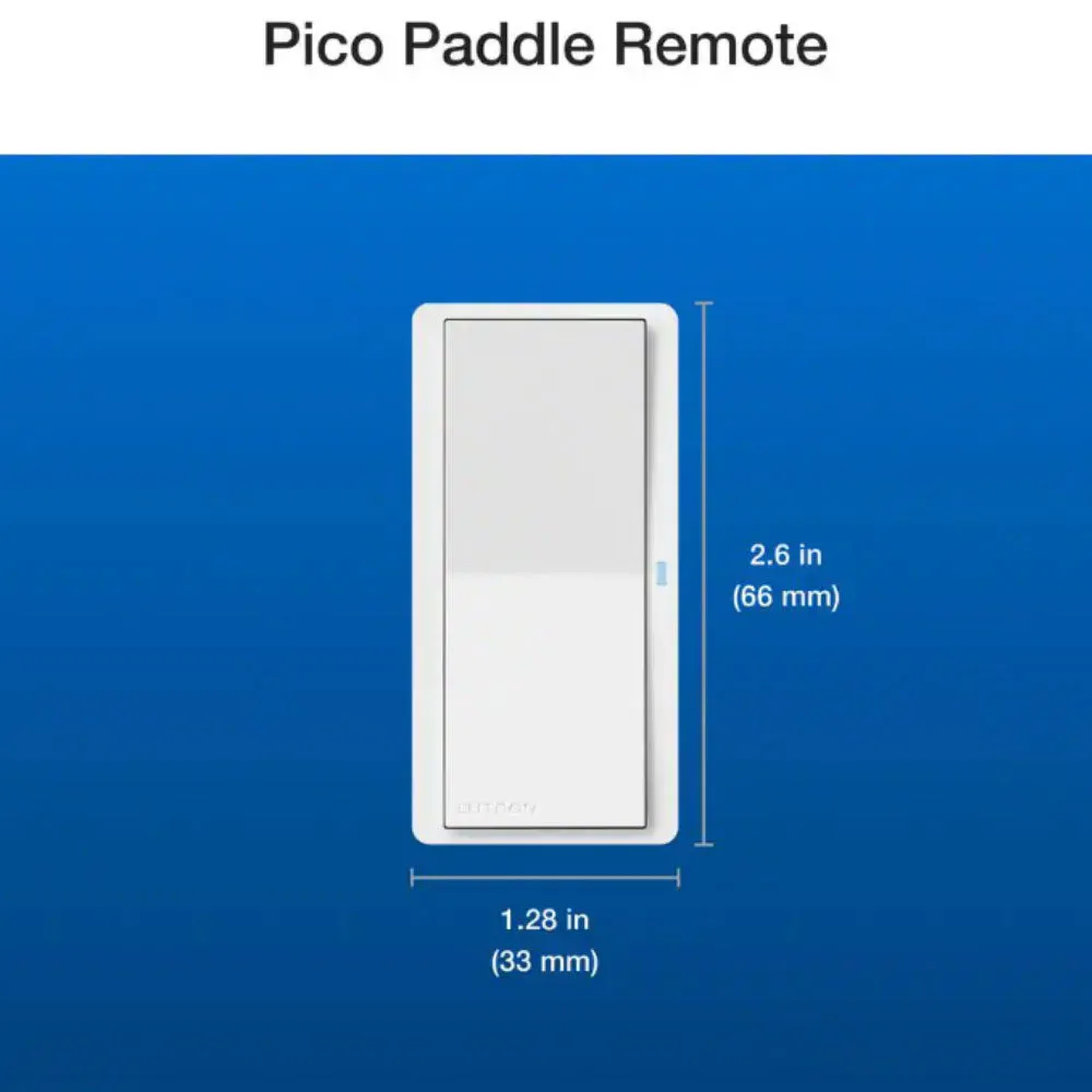 Pico Wireless Control Smart Paddle Remote, White