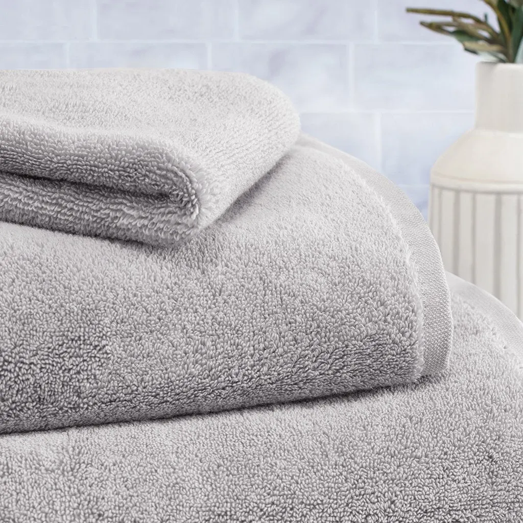 Plush Mist Grey Towel Resort Bundle (4 Wash   4 Hand   4 Bath Towels   2 Bath Sheets)