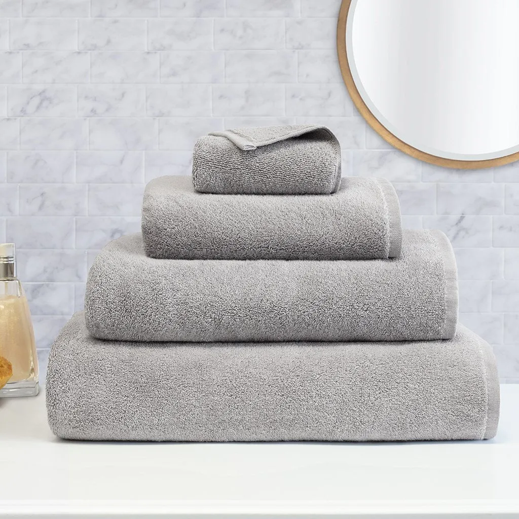 Plush Mist Grey Towel Resort Bundle (4 Wash   4 Hand   4 Bath Towels   2 Bath Sheets)