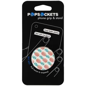 PopSockets Collapsible Grip & Stand for Phones and Tablets - Pineapple Pattern