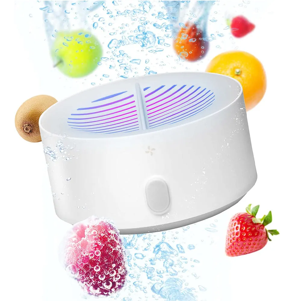 Portable Fruit and Vegetable Washing Machine IPX7 Waterproof Kitchen Gadget - USB Rechargeable