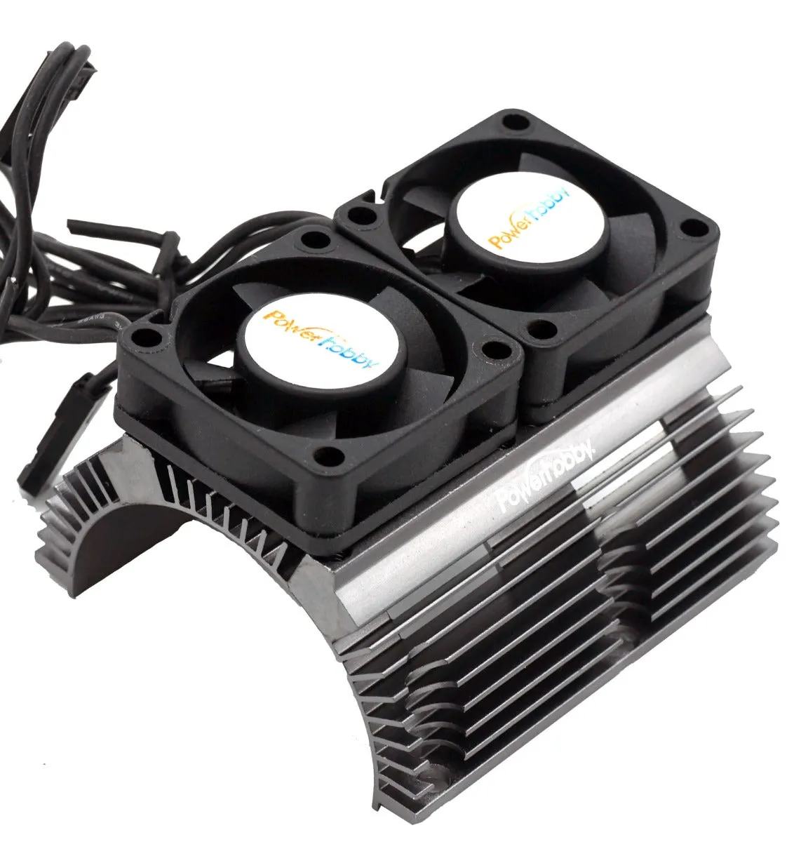 Powerhobby Heat Sink w Twin Turbo High Speed Cooling Fans 1/8 Motors PH1289