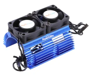 Powerhobby Heat Sink w Twin Turbo High Speed Cooling Fans 1/8 Motors PH1289