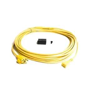 ProTeam 104284 50' Yellow Power Cord with Strain Relief