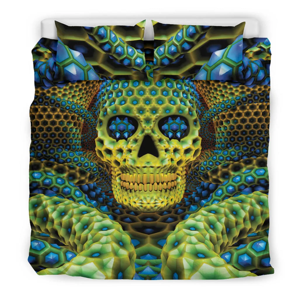 PSY SKULL JEWEL BEDDING SET | PSYPEPPER