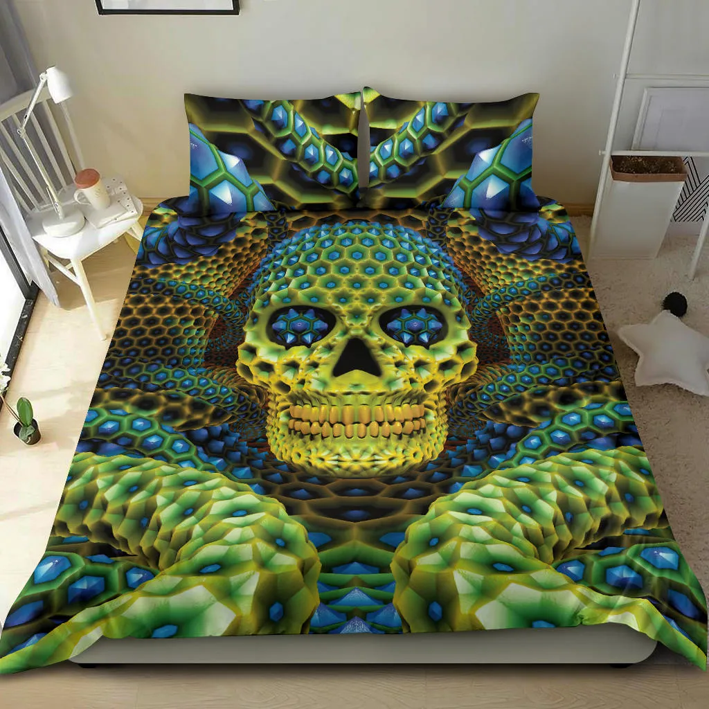 PSY SKULL JEWEL BEDDING SET | PSYPEPPER