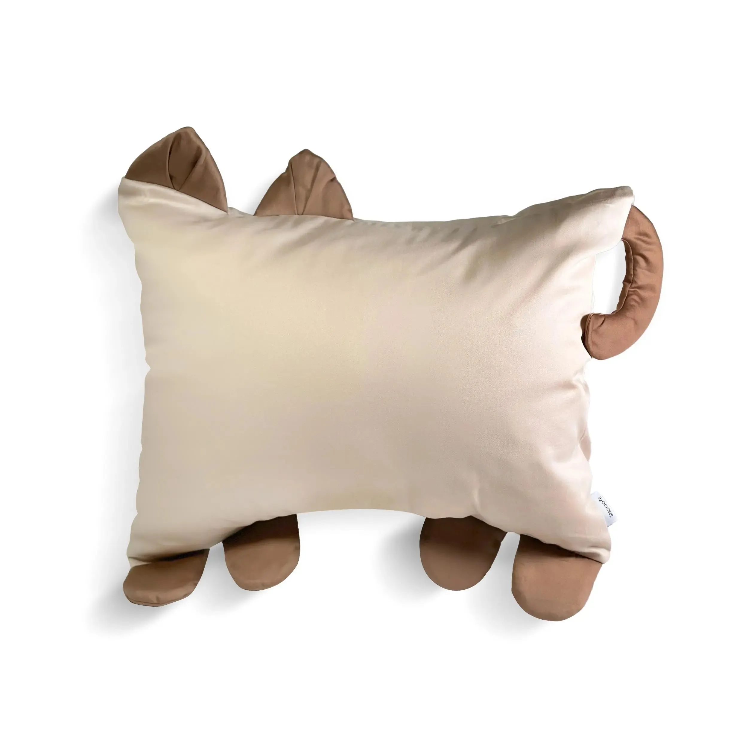 Purrfect Paws Beige Cat Full Size Cotton Pillowcase