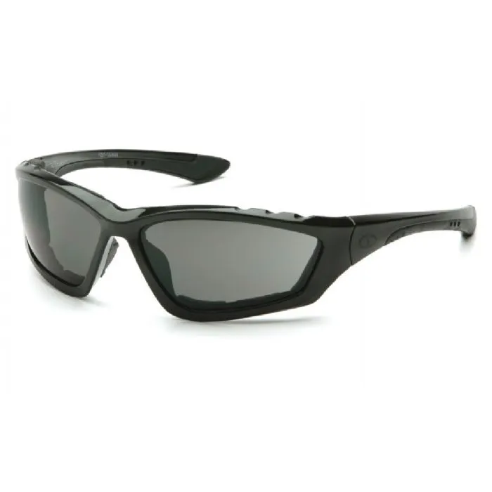 Pyramex Accurist SB8720DTP Safety Glasses Gray Anti Fog Lens Black Padded Frame, One Size, 1 Each