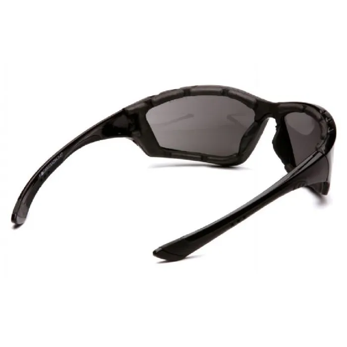 Pyramex Accurist SB8720DTP Safety Glasses Gray Anti Fog Lens Black Padded Frame, One Size, 1 Each