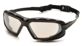 Pyramex SBG5080DT Highlander Plus™ Black-Gray Goggles W/ Indoor/Outdoor Mirror Anti-Fog Lens (12 each)