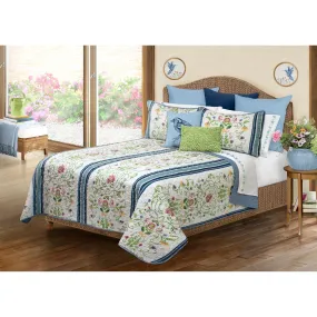 Quilt Bedding Set Woven 3 Piece Set Double/Queen Heirloom