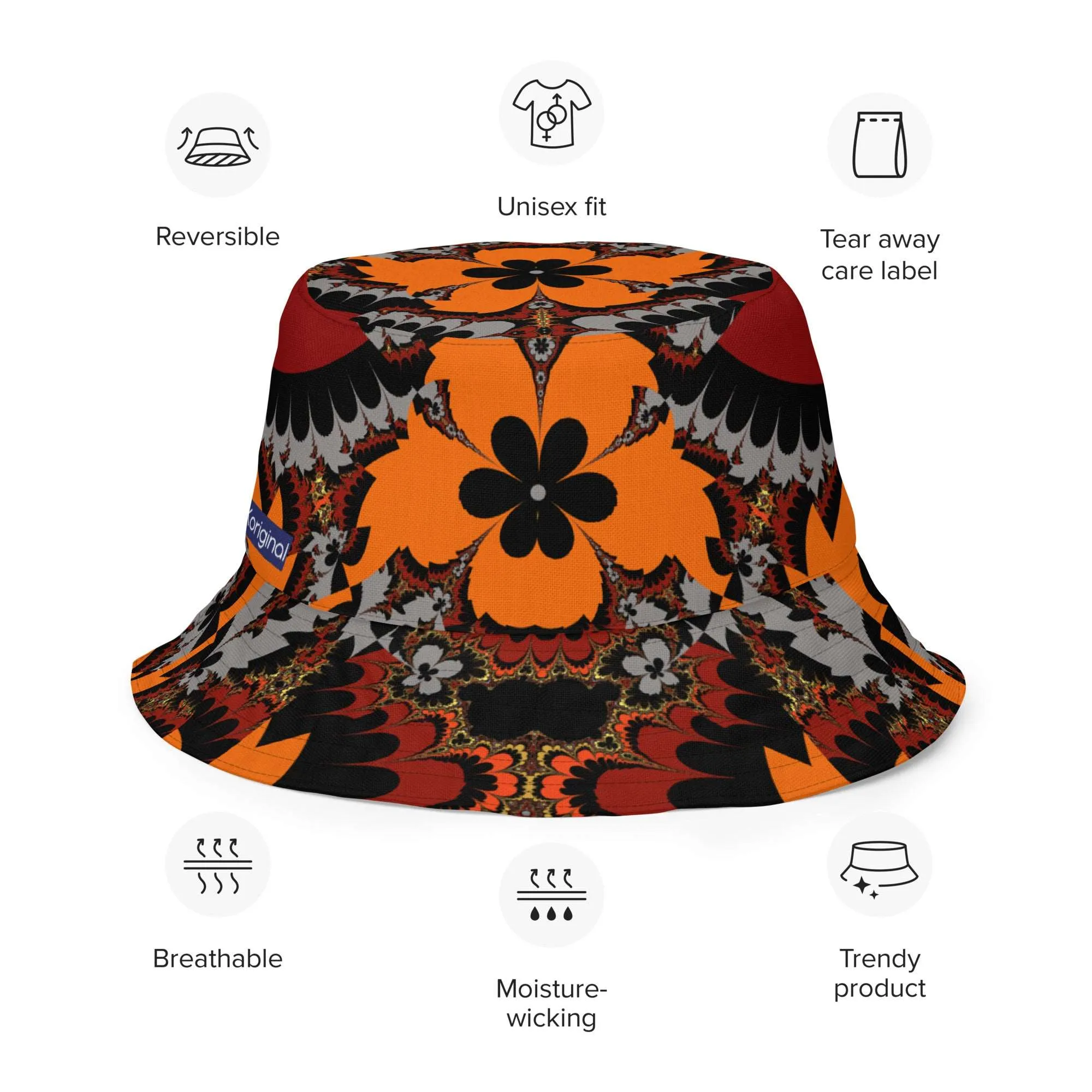 "Buccaneers Fans " Collection - Designer Reversible Bucket Hat