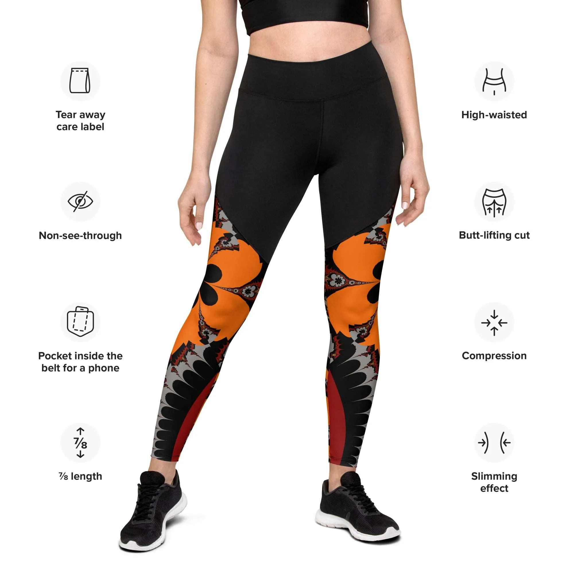 "Buccaneers Fans " Collection - Designer Sports Leggings