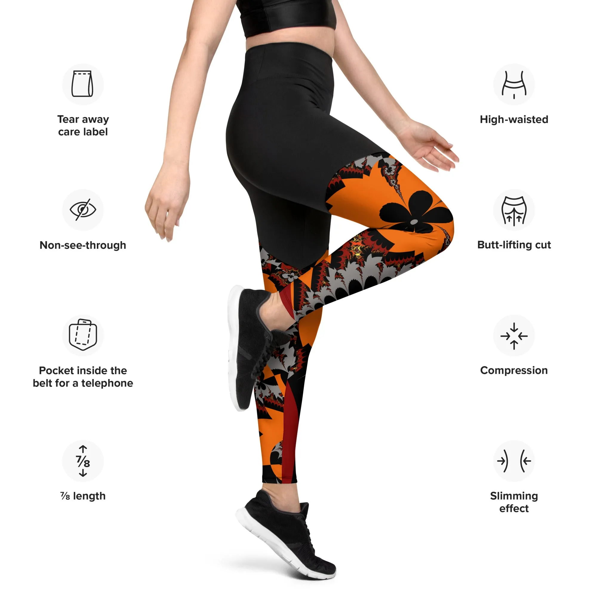 "Buccaneers Fans " Collection - Designer Sports Leggings