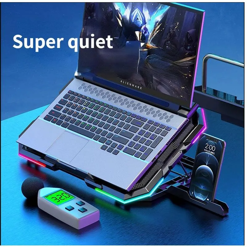 Rgb Notebook Stand And Cooler Xf0675 - Shop Now For Best Deals