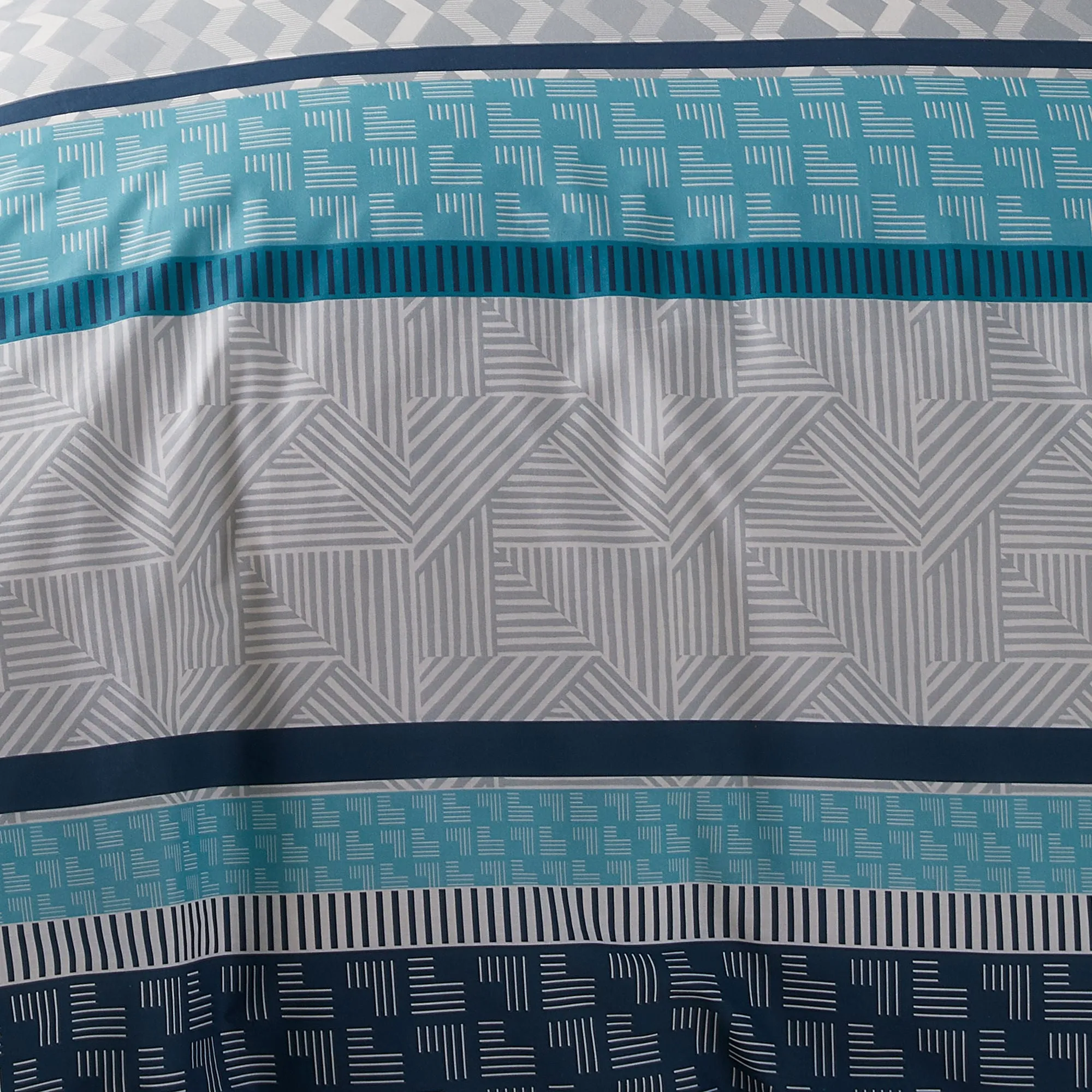 Rico Duvet Cover Set by Fusion in Teal