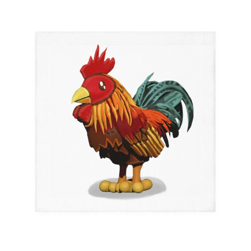 Rooster Face Towel