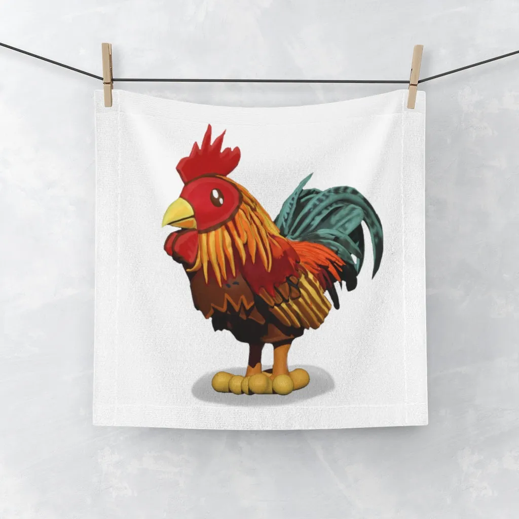 Rooster Face Towel