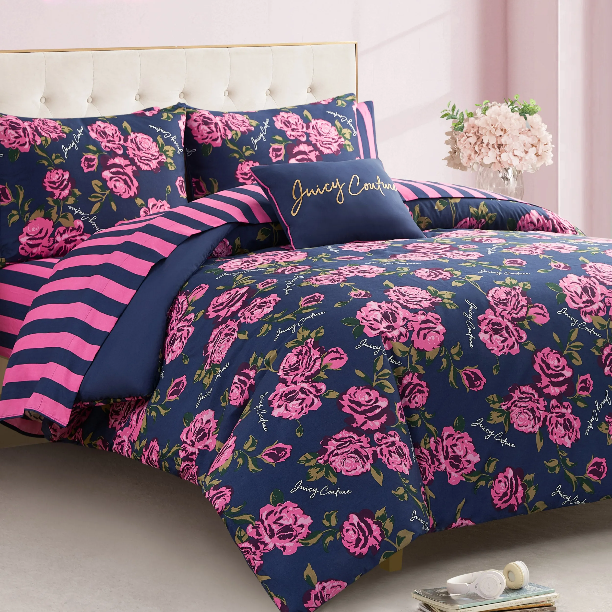 Rose Logo Bed in a Bag Bedding Set