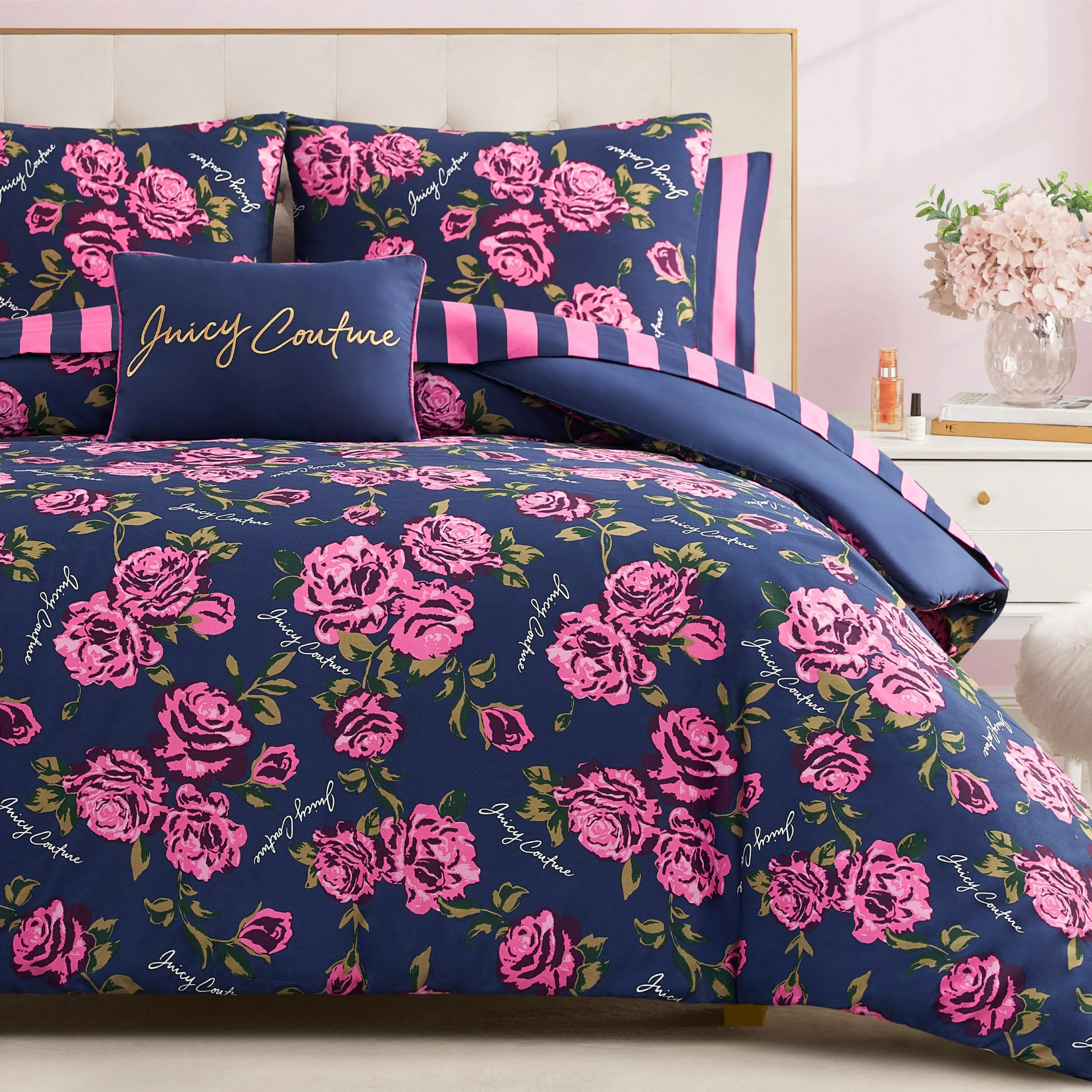 Rose Logo Bed in a Bag Bedding Set