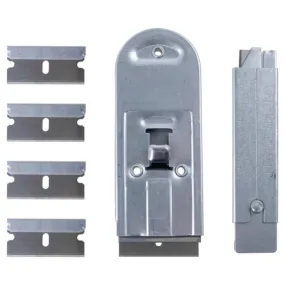 Safety Scraper & Carton Cutter With 4 Blades