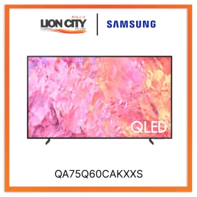 Samsung 75” Q60C QA75Q60CAKXXS QLED 4K Smart TV (2023), 4 Ticks / 36 Months Warranty