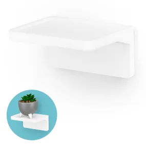 Screwless Floating Shelf (UM155) for Cameras, Baby Monitors, Plants & More (113mm / 4.4” x 83mm / 3.2”)