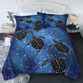 Sea Turtle Voyage Comforter Set