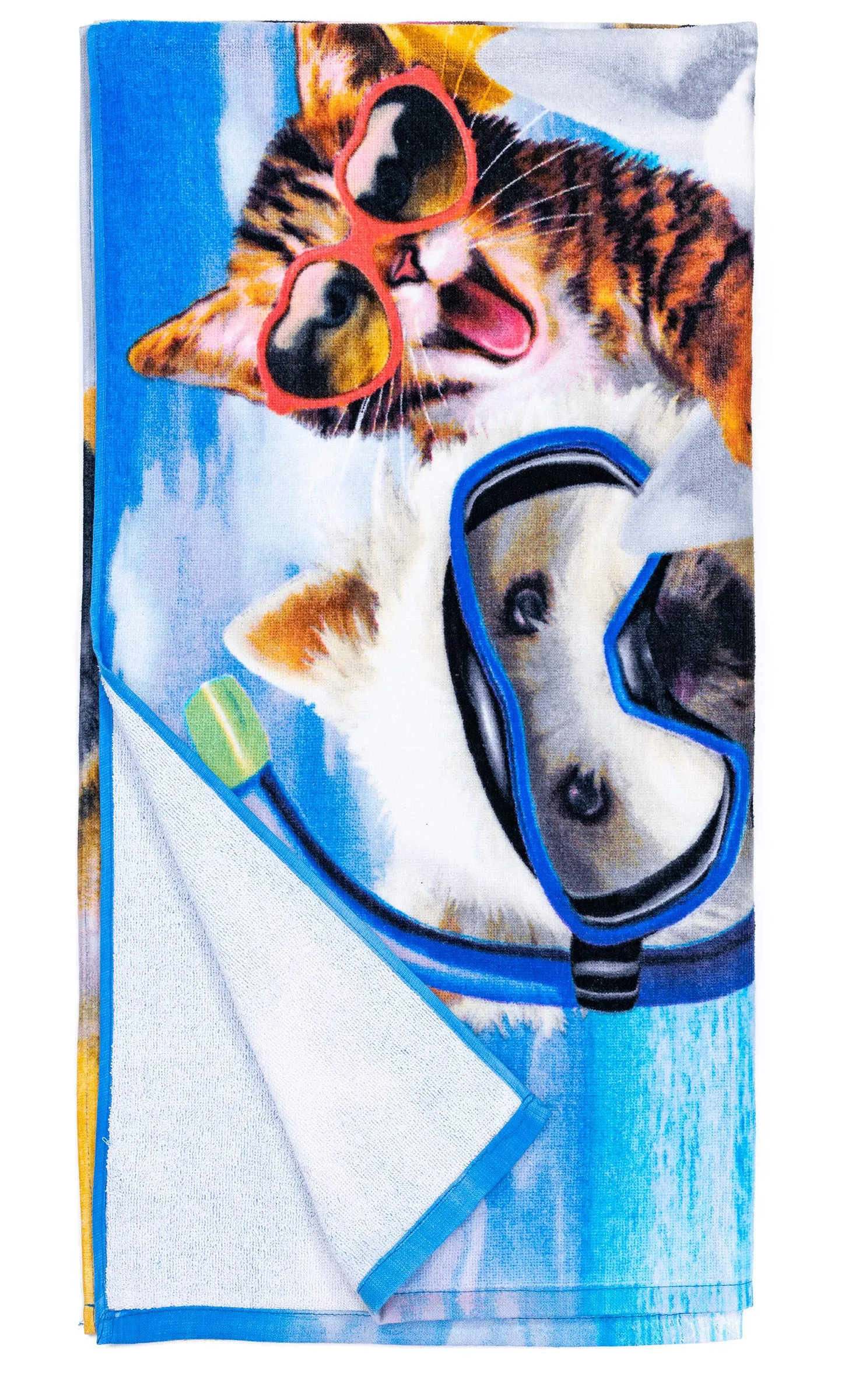 Selfie Super Soft Plush Cotton Beach Bath Pool Towel (Safari Animals