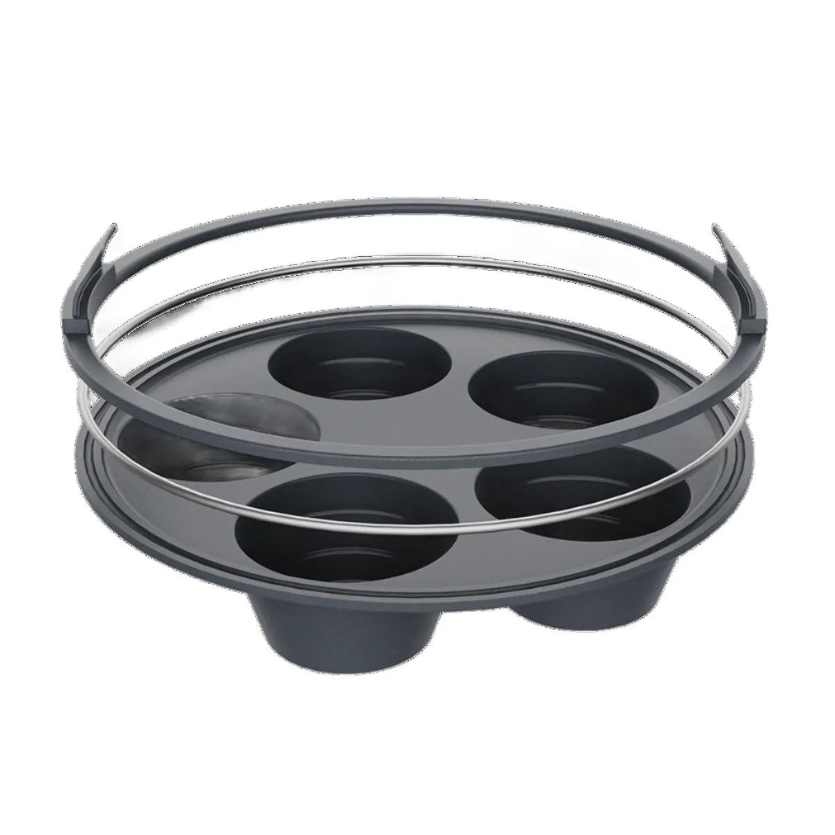 Silicone Air Fryer Round 5 Hole Muffin Pan