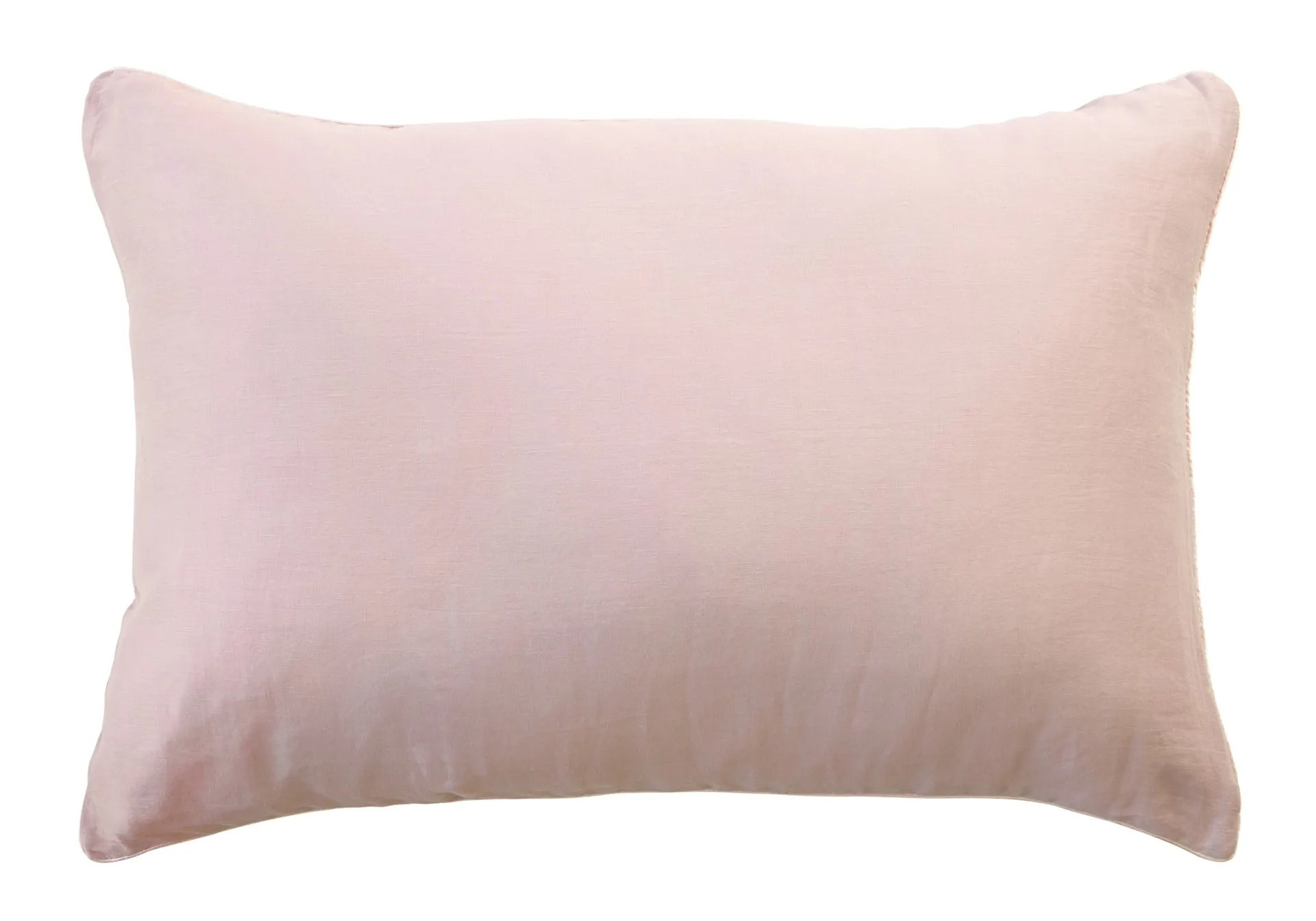 Silk / Linen Reversible Pillowcase DUSTY PINK by Ardor