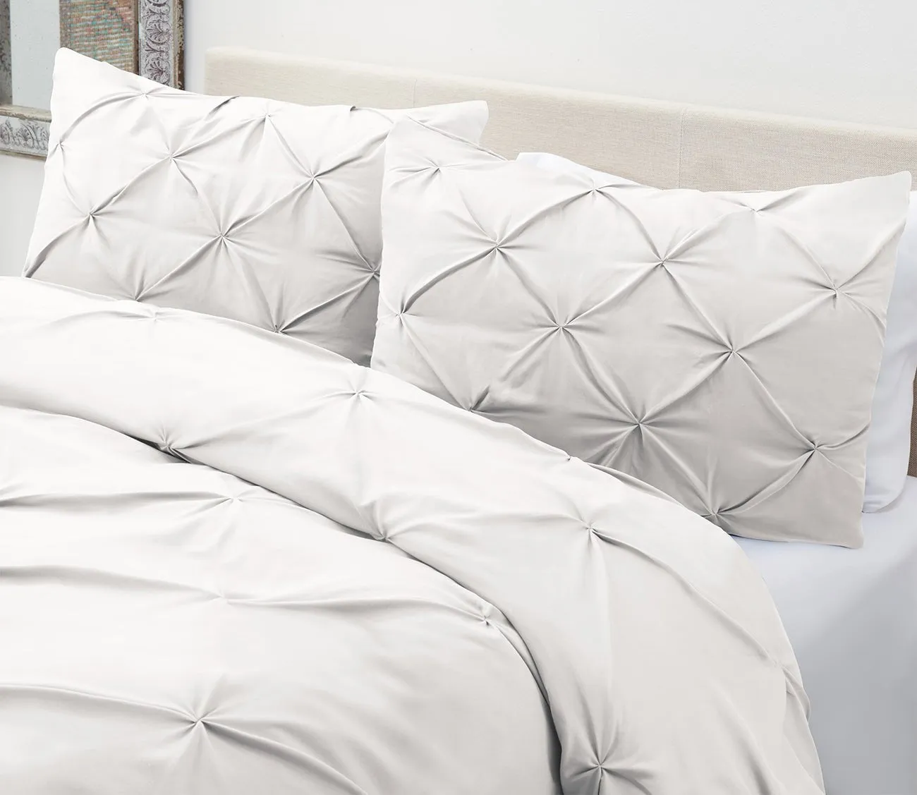 Sleeptone Tranquility Pinch Down Alternative Comforter and Sham Set