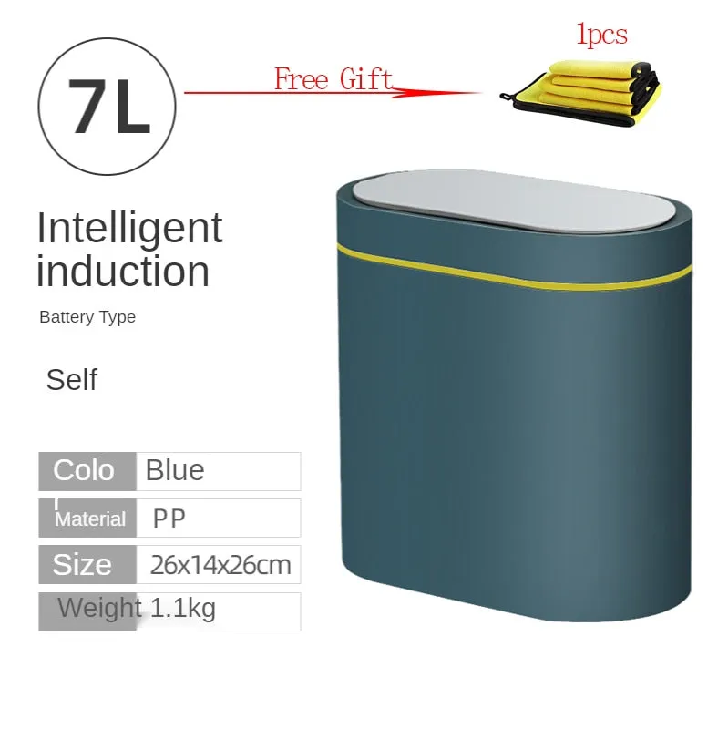 Smart Sensor Trash Can - Electronic Automatic Household Bin with Waterproof Design