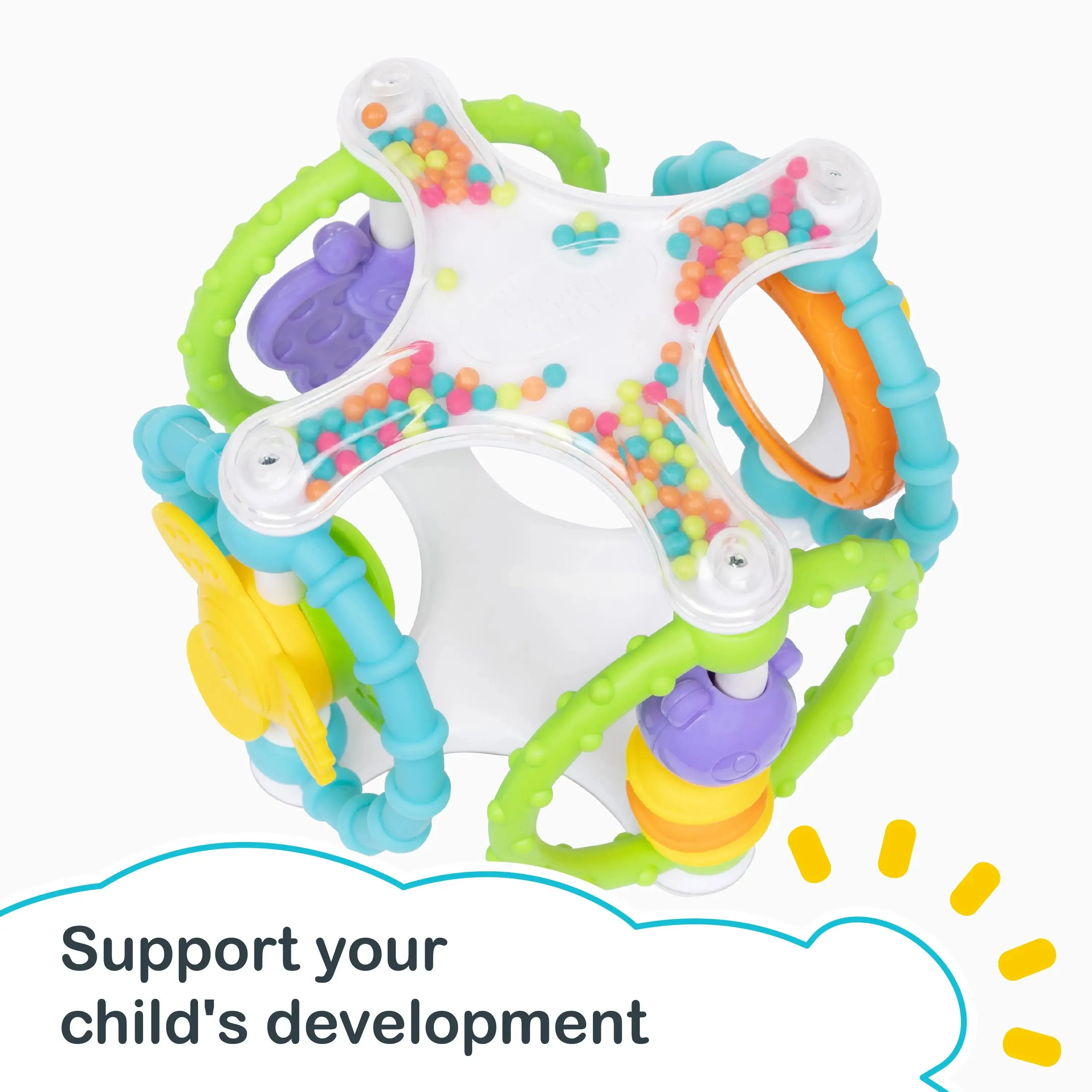 Smart Steps® Grab N' Spin Rattle and Teether