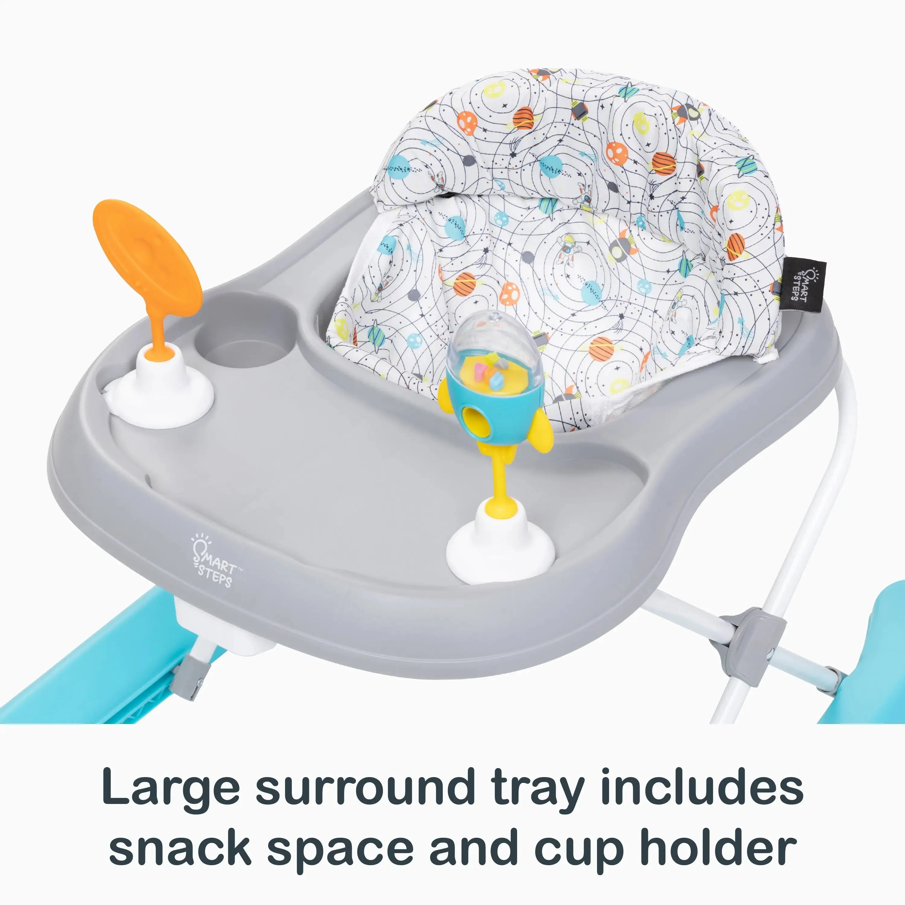 Smart Steps® Trend Activity Walker - Space Walk White (Walmart Exclusive)