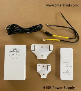 Smart Tint® Power Supply H-15R w/ Remote Control/Wall Switch/up to 30 sq feet