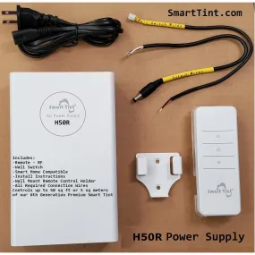 Smart Tint® Power Supply H-50R w/ Remote Control/Wall Switch/up to 100 sq feet