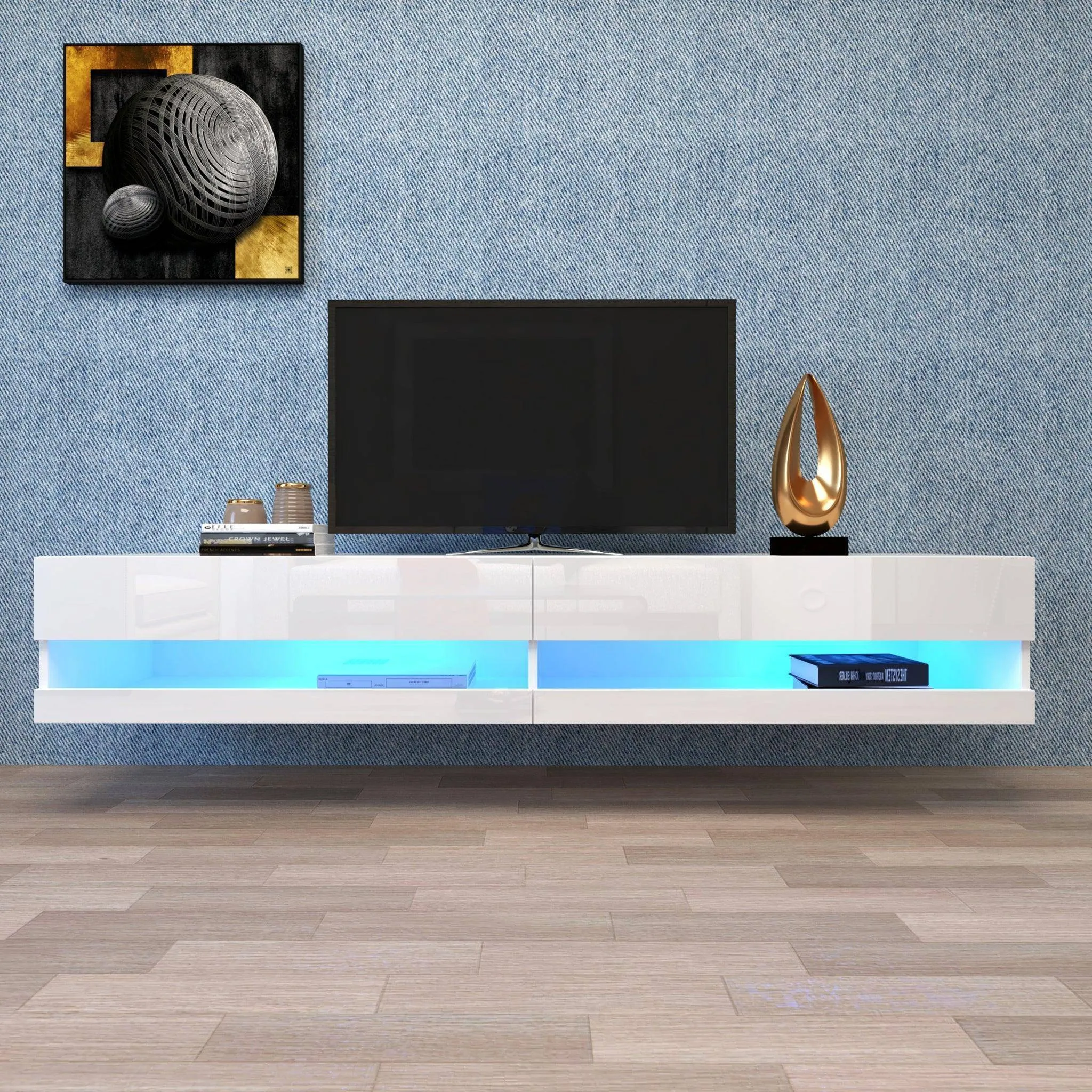 Smart TV Stand with Built in LED Lights - SHI1THA