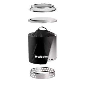 Solo Stove Stainless Steel Ranger Backyard Bundle 2.0 - Portable &amp; "Smokeless"