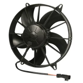 SPAL 11.00" Inch Electric Fan Puller Style High Output 1640 CFM 5 Paddle Style Blades - 30102800