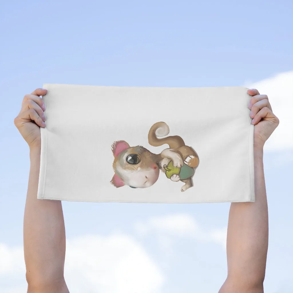 Squirrel Rally Towel, 11x18