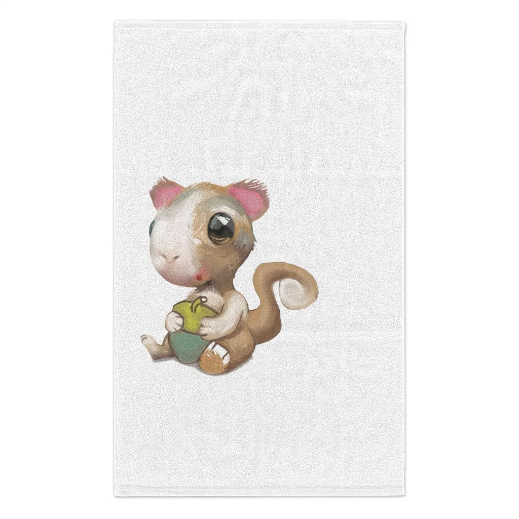 Squirrel Rally Towel, 11x18